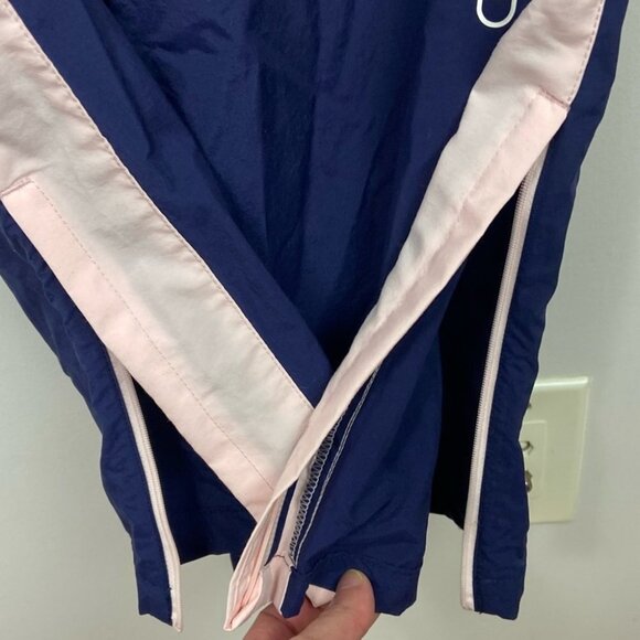 Selena Gomez Puma Bold Rugby Track Pants Oversized Blue White Size XS Stretch - Picture 11 of 16